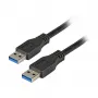Cable USB 3.0 Premium EFB Elektronik USB-A a USB-A 1,0m negro
