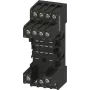 Siemens LZS PT78740 zócalo de relé 4 polos conexión por tornillo negro