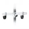 Topeak Dual-Touch soporte de bicicleta de suelo a techo para 2 bicicletas, negro/plata