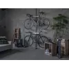 Topeak Dual-Touch soporte de bicicleta de suelo a techo para 2 bicicletas, negro/plata