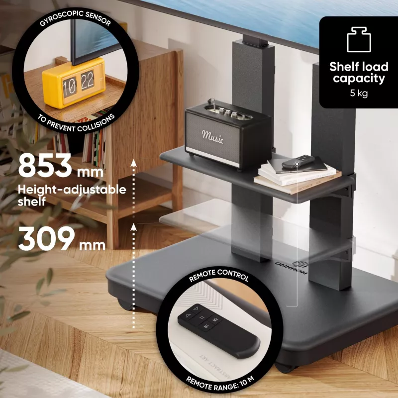 ONKRON TS2811E-B soporte de TV móvil para pantallas de 50-120