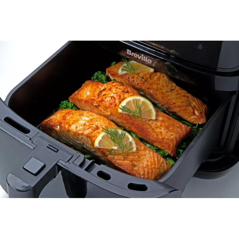 Breville VDF133X freidora de aire sin aceite, 7L, 1700W, negro/plata
