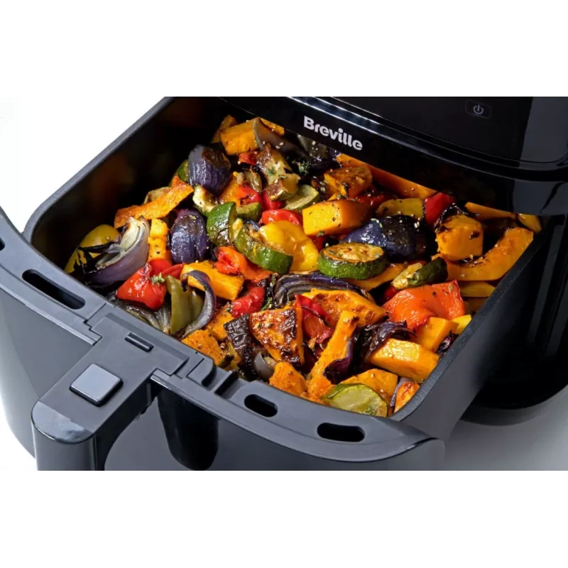 Breville VDF133X freidora de aire sin aceite, 7L, 1700W, negro/plata