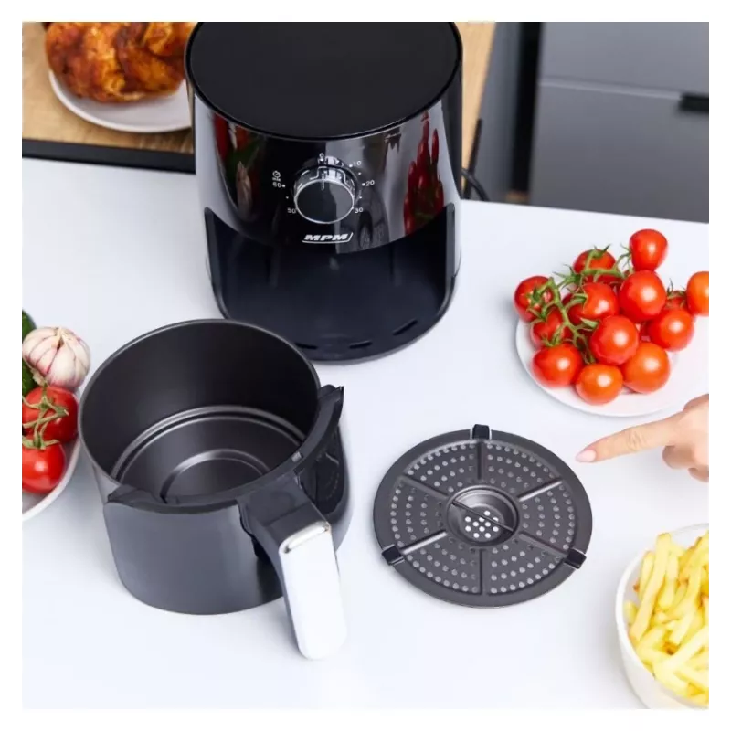 MPM MFR-12 Freidora de aire 1500W 3,2L Negro