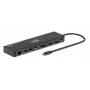 PORT Designs Estación de acoplamiento USB-C 4K Pro V2, 100W PD, Negro