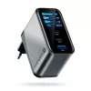 EVERACTIVE SC-670Q Cargador GaN 67W USB-C con 2x USB-C y 1x USB-A, Quick Charge 4+, PD 3.0, Negro