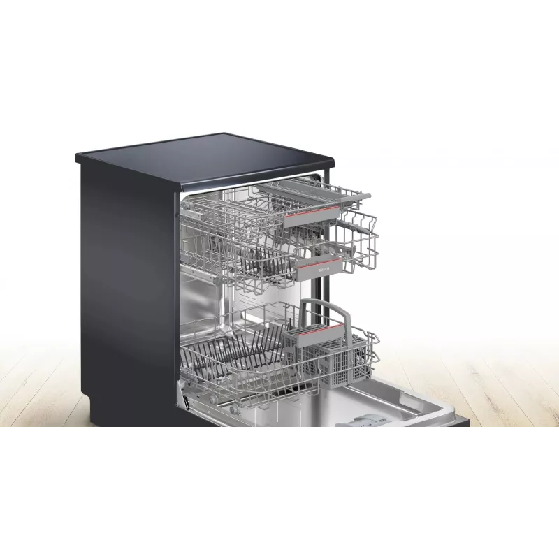Bosch SMS4ENC06E Lavavajillas independiente, 13 cubiertos, 44 dB, Silver Inox