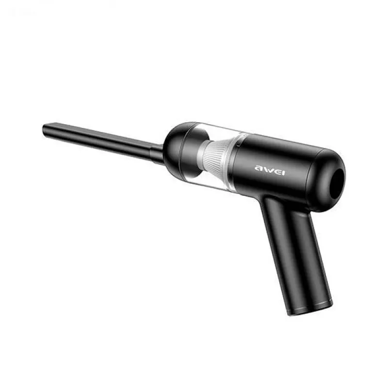 AWEI Aspirador de mano con batería Mini V2 Negro 5000Pa de succión USB-C