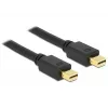 Delock 83473 Cable Mini DisplayPort, Mini DisplayPort (M) a Mini DisplayPort (M), 1 m, Negro