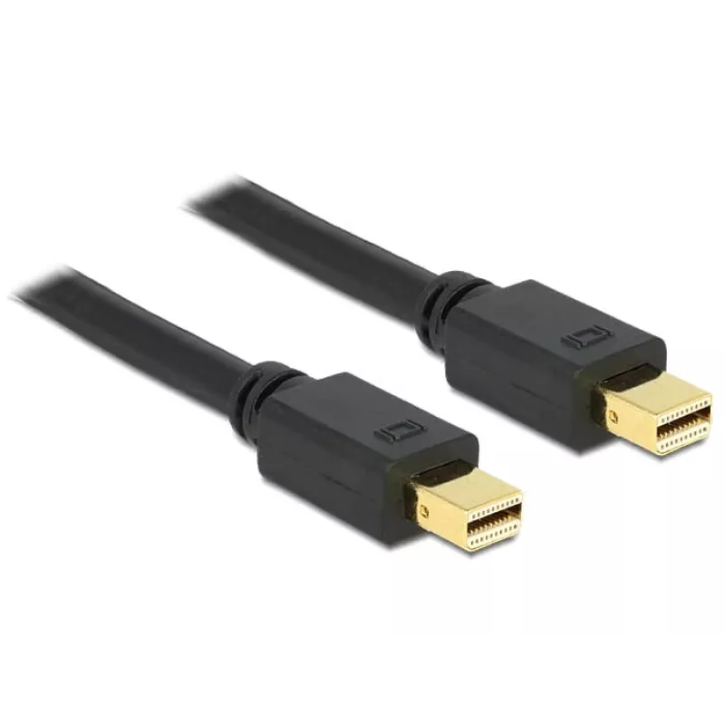 Delock 83473 Cable Mini DisplayPort, Mini DisplayPort (M) a Mini DisplayPort (M), 1 m, Negro