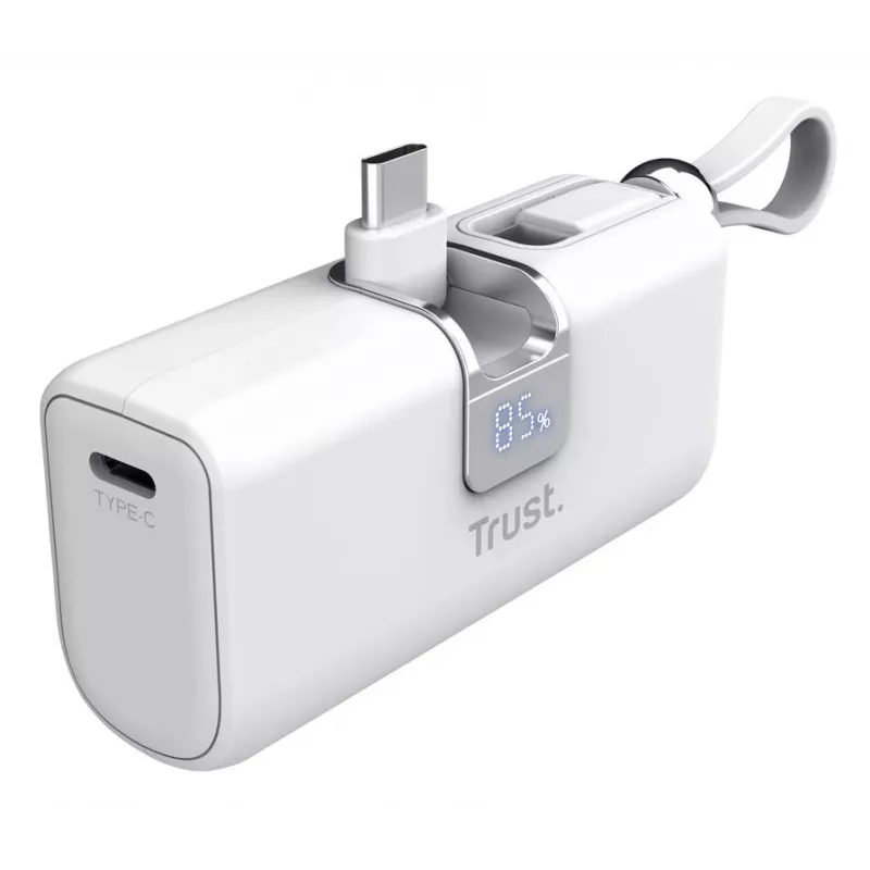 Trust Pacto Batería externa 5000 mAh blanca