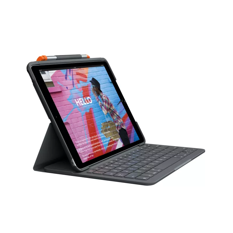Logitech Slim Folio Funda con teclado para iPad 10,2