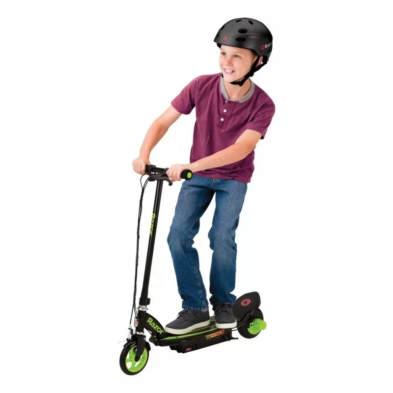 Razor Power Core E90 Patinete eléctrico - 16 km/h - Negro/Verde
