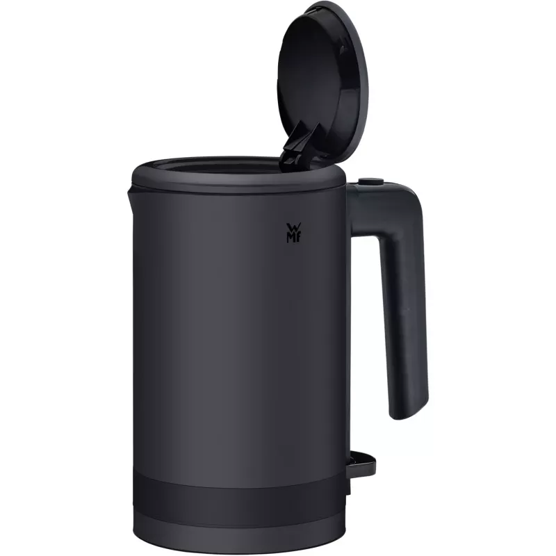 WMF KÜCHENminis hervidor de agua 0,8 L, 1800 W, acero inoxidable, negro