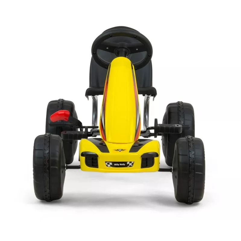 MILLY MALLY kart de pedales Viper amarillo