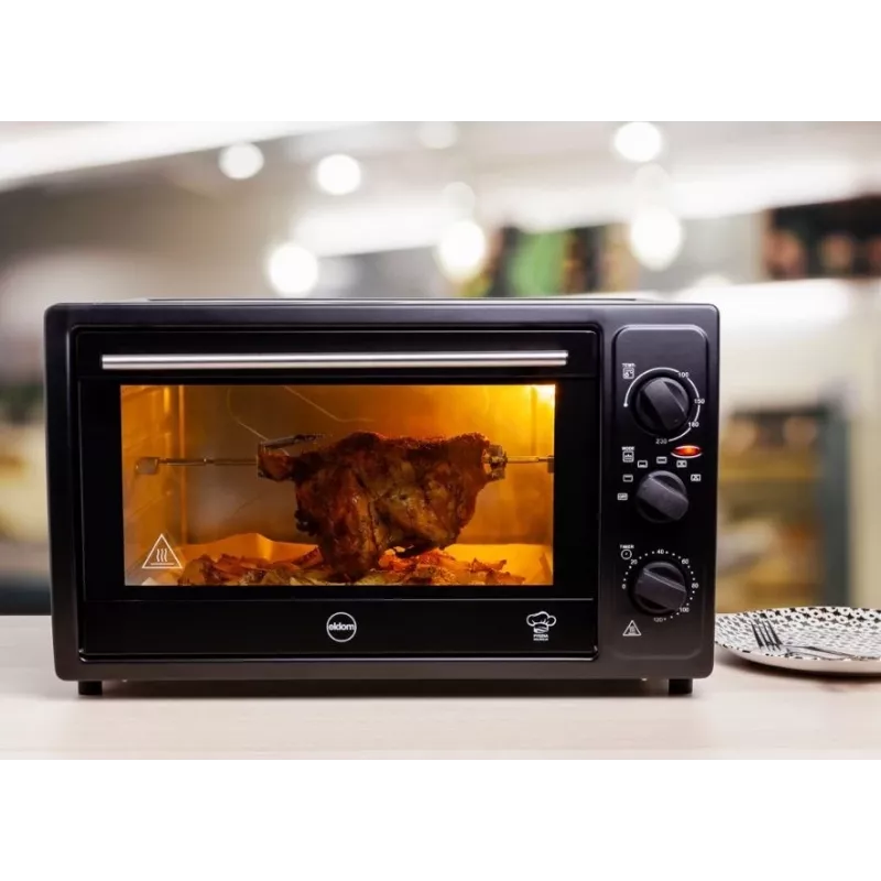 Horno ELDOM PR500 48L 2000W negro/plata