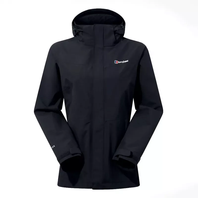 Berghaus Hillwalker Gore-Tex InterActive Chaqueta de mujer, talla M (negra)