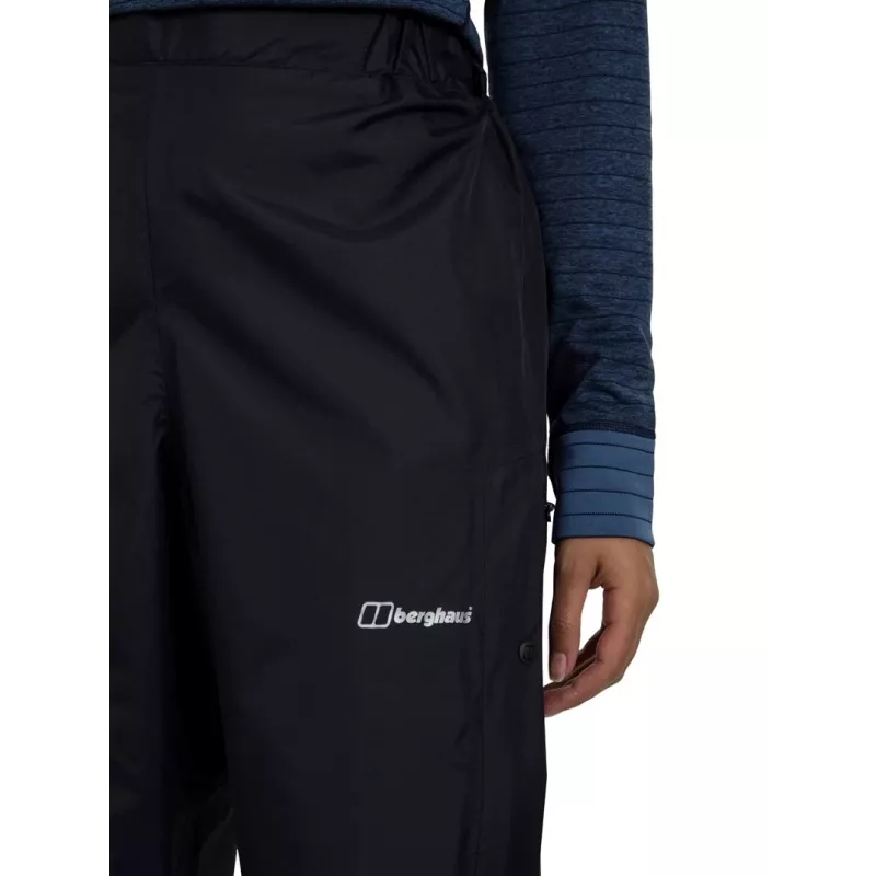 BERGHAUS Deluge 2.0 Pantalones impermeables de mujer, talla S, negros