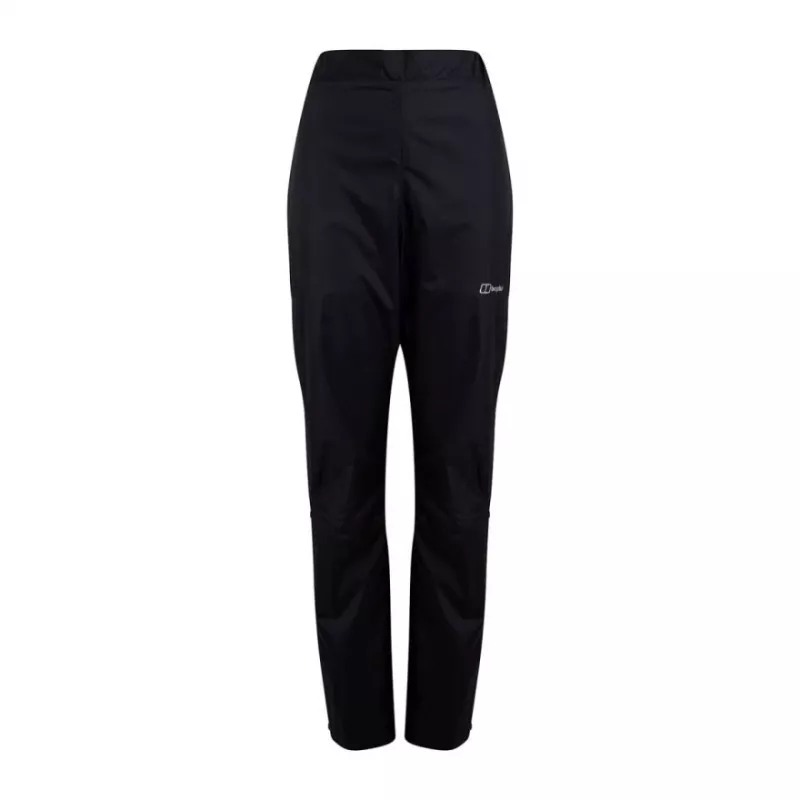 BERGHAUS Deluge 2.0 Pantalones impermeables de mujer, talla S, negros