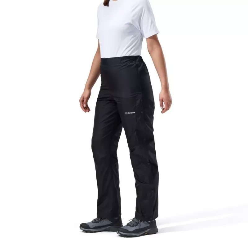 BERGHAUS Deluge 2.0 Pantalones impermeables de mujer, talla S, negros