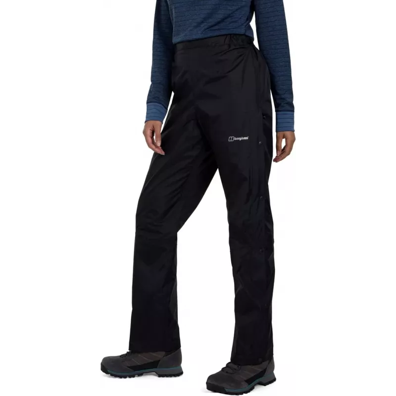 BERGHAUS Deluge 2.0 Pantalones impermeables de mujer, talla S, negros