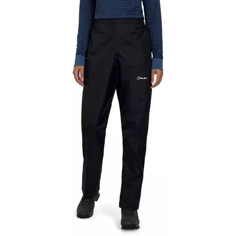 BERGHAUS Deluge 2.0 Pantalones impermeables de mujer, talla S, negros