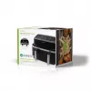 Nedis KAAF320BK freidora de aire de doble cesta, 4,2 l, 80-200 °C, temporizador de 60 min, negra