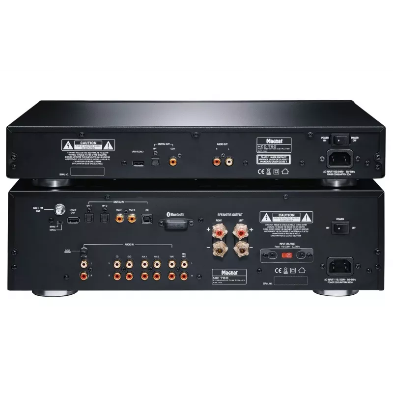 MAGNAT MR 780 amplificador estéreo híbrido negro