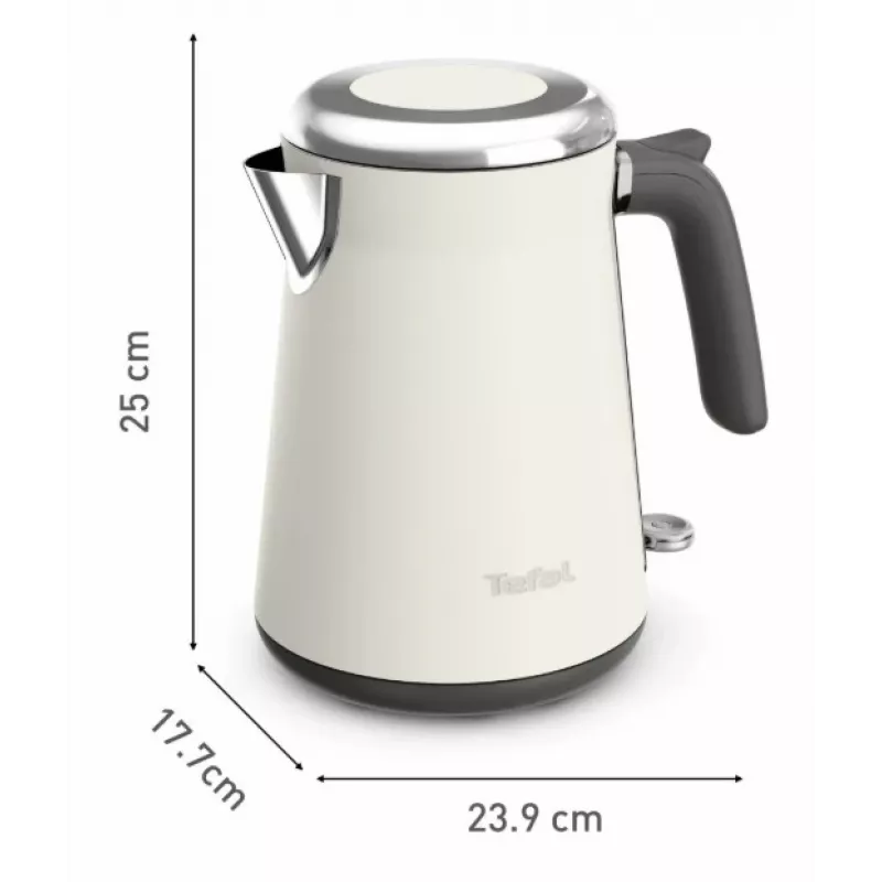 Tefal Loft Collection KI666AE0 Hervidor 1,7 L 2400 W marfil