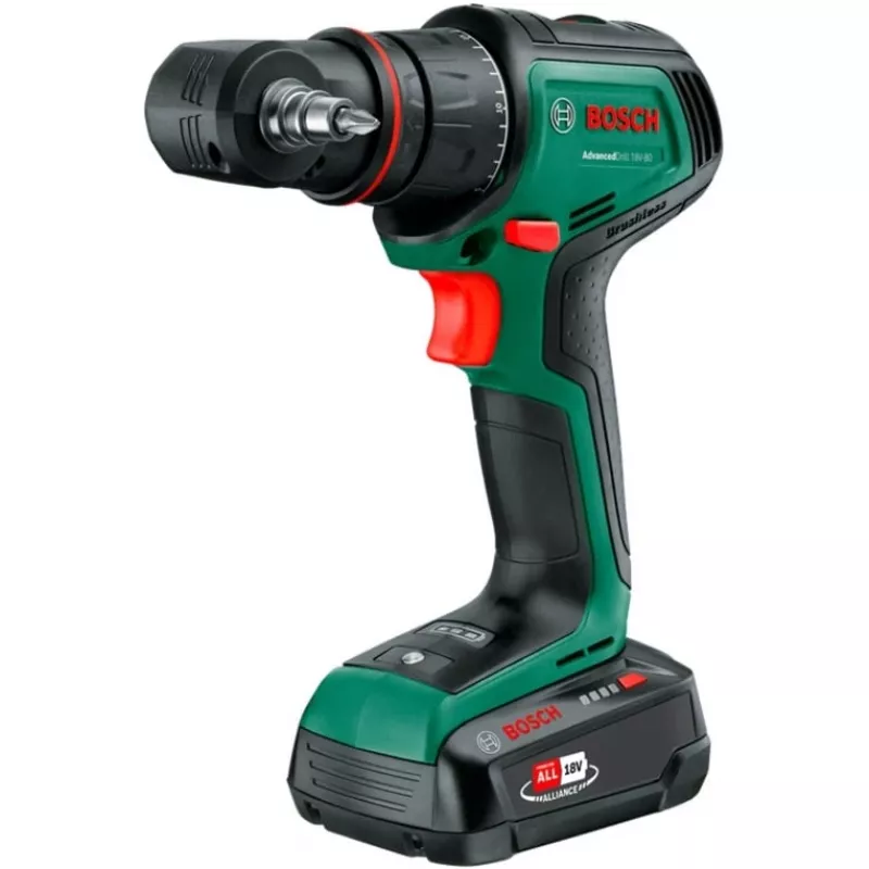 Bosch Home and Garden AdvancedDrill 18V-80 QuickSnap Atornillador-taladro con batería 18,0 V (06039E2004)