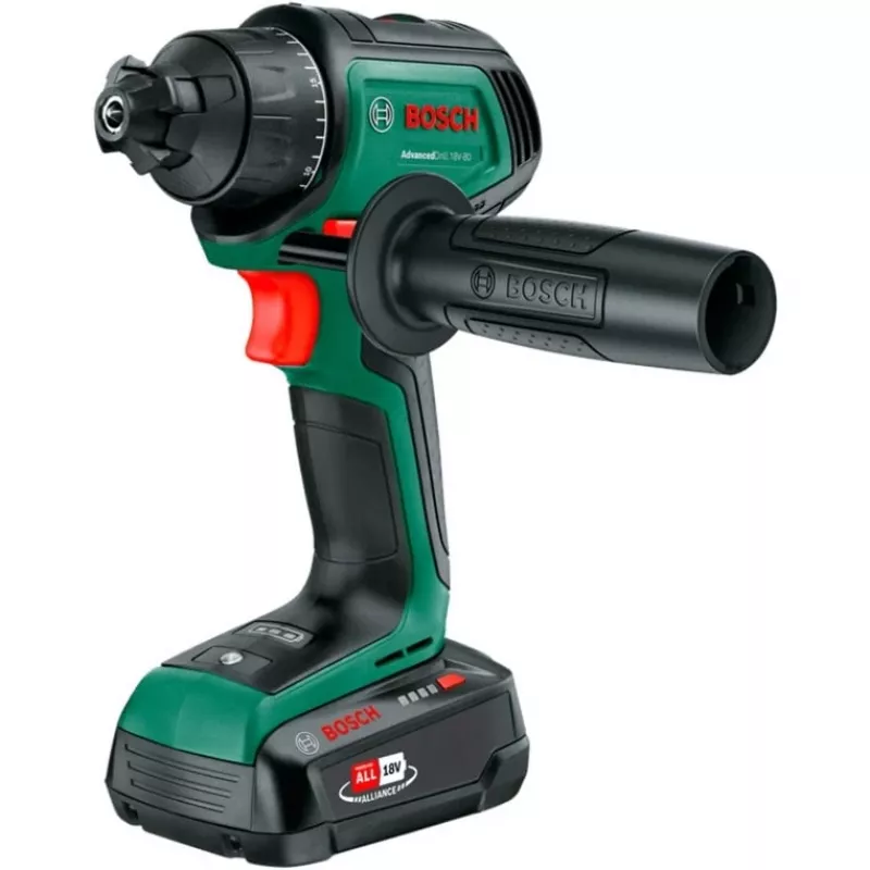Bosch Home and Garden AdvancedDrill 18V-80 QuickSnap Atornillador-taladro con batería 18,0 V (06039E2004)