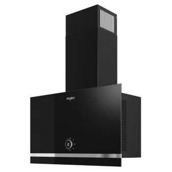 Whirlpool WHVA 62F LM K Campana de pared, 59,8 cm, 485 m³/h, mecánica, LED, negra