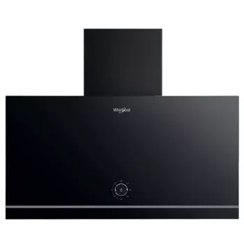 Whirlpool WHVA 62F LM K Campana de pared, 59,8 cm, 485 m³/h, mecánica, LED, negra