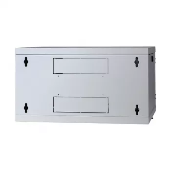 EFB Elektronik Armario de red de 1 cuerpo para montaje en pared gris claro RAL 7035 9U 19 pulgadas
