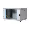 EFB Elektronik Armario de red de 1 cuerpo para montaje en pared gris claro RAL 7035 9U 19 pulgadas