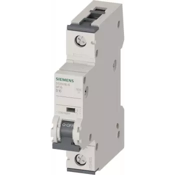 Siemens 5SY6116-6 Interruptor automático B16A 1 polo 6kA SENTRON