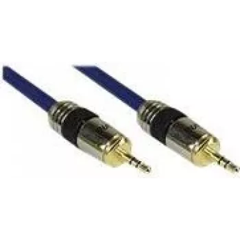 INLINE Kindermann Cable de audio - jack estéreo macho a jack estéreo macho - 5 m - apantallado (K-99955P)