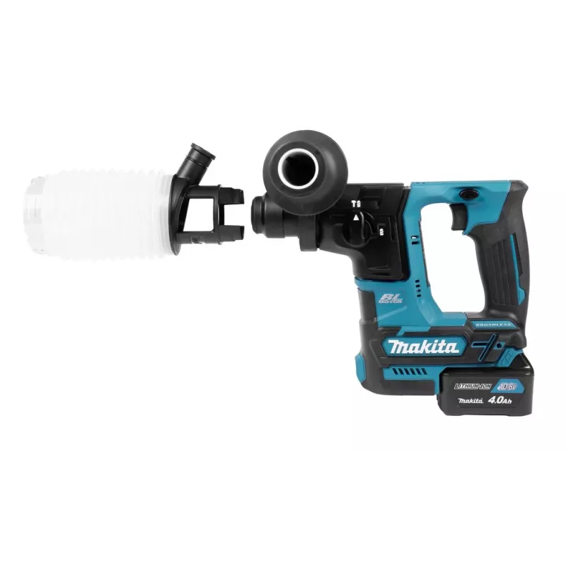 Makita HR166DSMJ martillo perforador a batería 18V SDS-Plus 2 modos