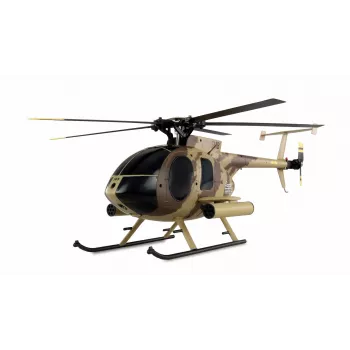 Amewi AFX MD500E helicóptero RC militar brushless 4 canales RTF