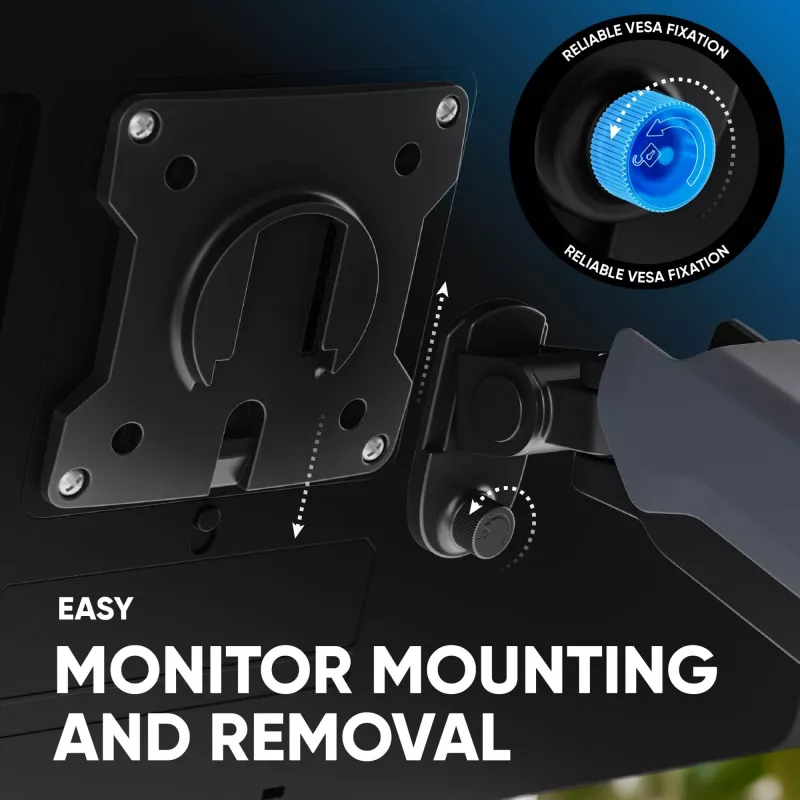 ONKRON G95-G soporte de mesa para monitores de 17-45