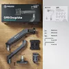 ONKRON G95-G soporte de mesa para monitores de 17-45