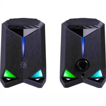 Defender Rocket 2.0 altavoces para PC 6W LED negro