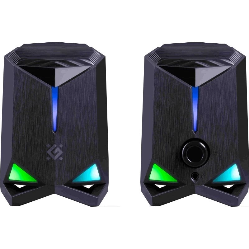 Defender Rocket 2.0 altavoces para PC 6W LED negro