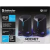 Defender Rocket 2.0 altavoces para PC 6W LED negro