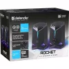 Defender Rocket 2.0 altavoces para PC 6W LED negro