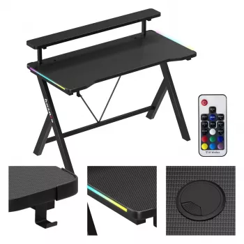 HUZARO Hero 1.9 RGB escritorio gaming negro