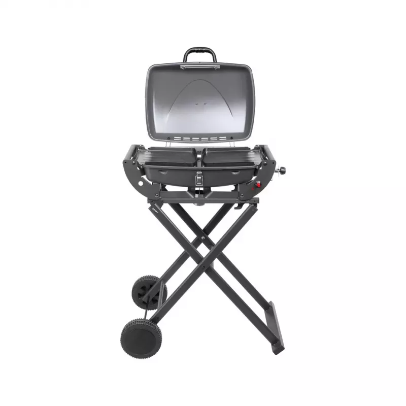 TEESA BBQ 1000 parrilla de gas 1 quemador, portátil, negra