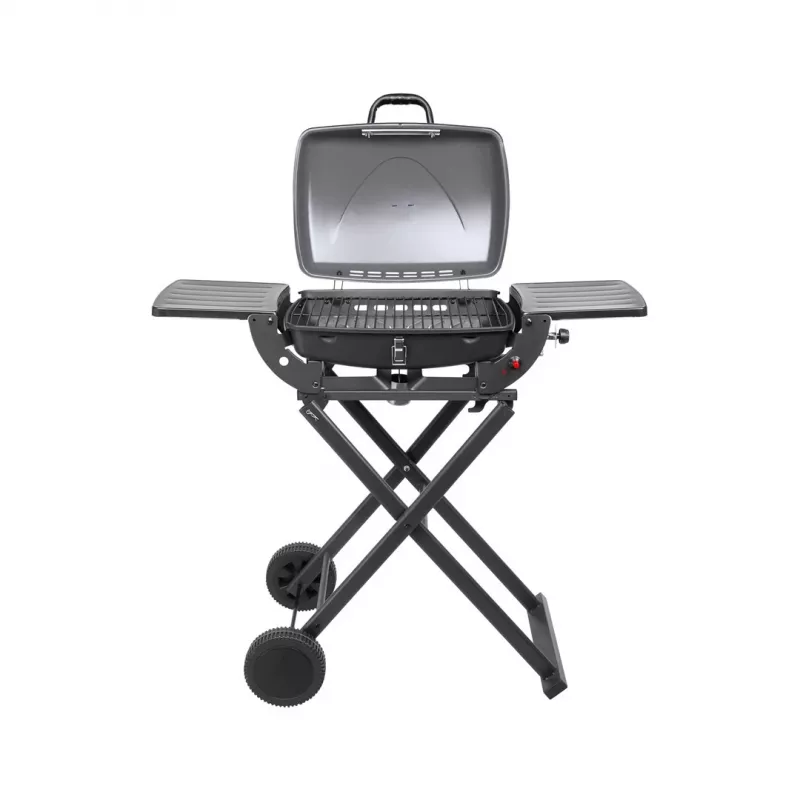 TEESA BBQ 1000 parrilla de gas 1 quemador, portátil, negra