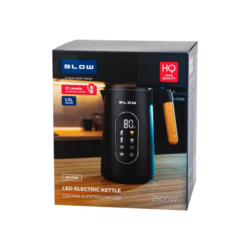 BLOW hervidor negro con display BK-17PB 2500W