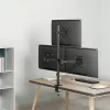 LOGILINK soporte para triple monitor para pantallas de 17-27 inch, 10 kg por brazo, negro